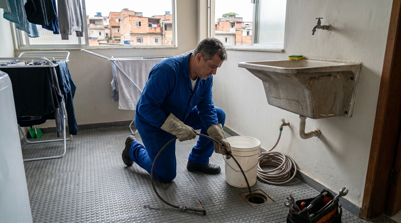 Desentupimento de Ralos Externos em Sete Lagoas‑MG